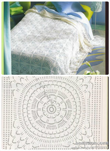 床罩的钩法图片