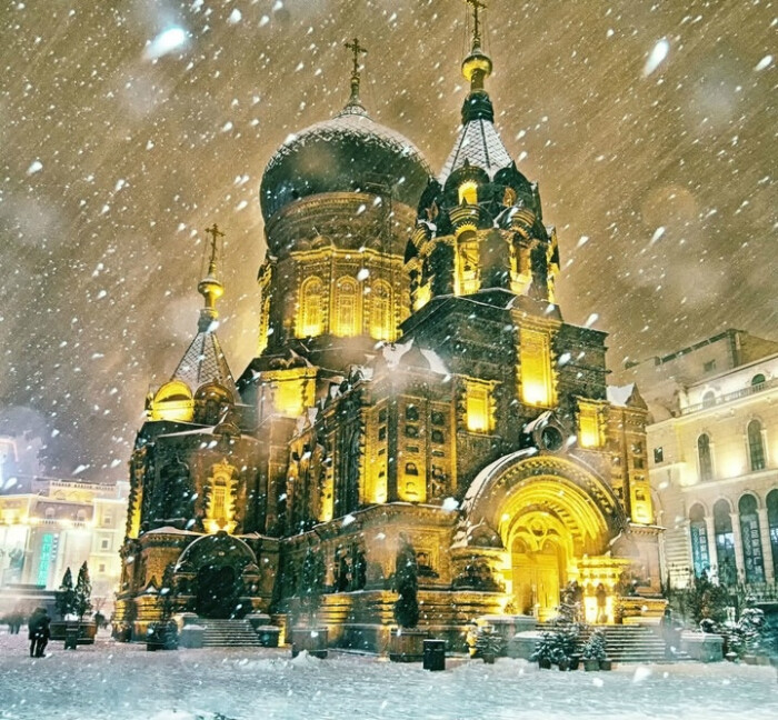哈尔滨的第一场雪