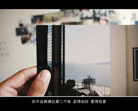你不会遇见第二个我,友情也好,爱情也罢.