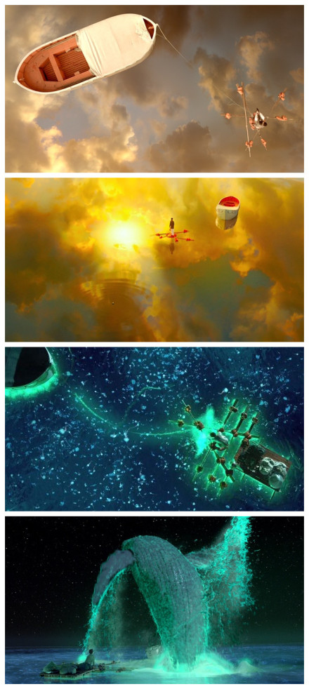 美轮美奂的少年派的奇幻漂流的剧照!同学们你们都看了吗?