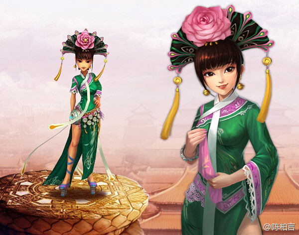 陈柏言"s 画 甄嬛传游戏 安陵容