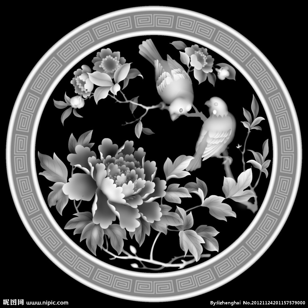 浮雕灰度图-堆糖,美好生活研究所