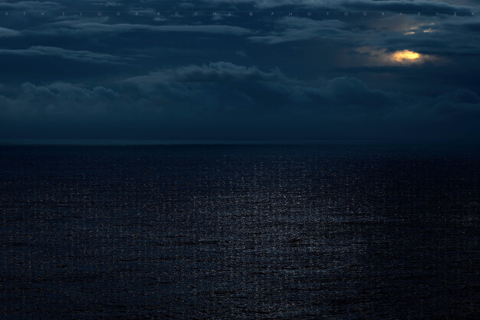 夜晚海的照片图片