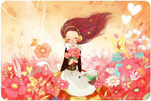 韩国kim minji插画作品图片 (1)