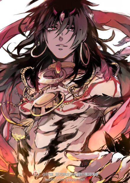 magi# #辛巴德##魔装# 啊啊啊啊被这张粑粑秒杀——一地鼻血_(:з」