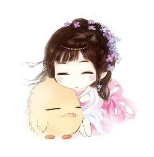 q版古典美女,古风