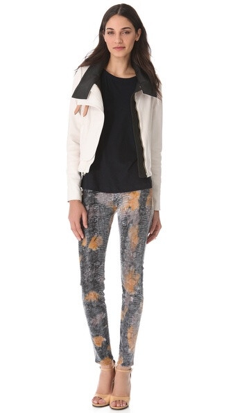 true religion halle snakeskin skinny jeans