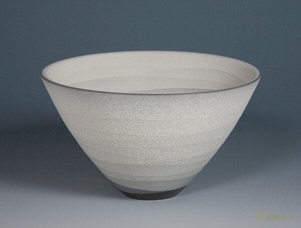 日本陶瓷艺术家yoshitaka tsuruta的单色陶瓷作品