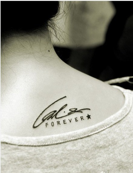 foreverlove纹身图案图片