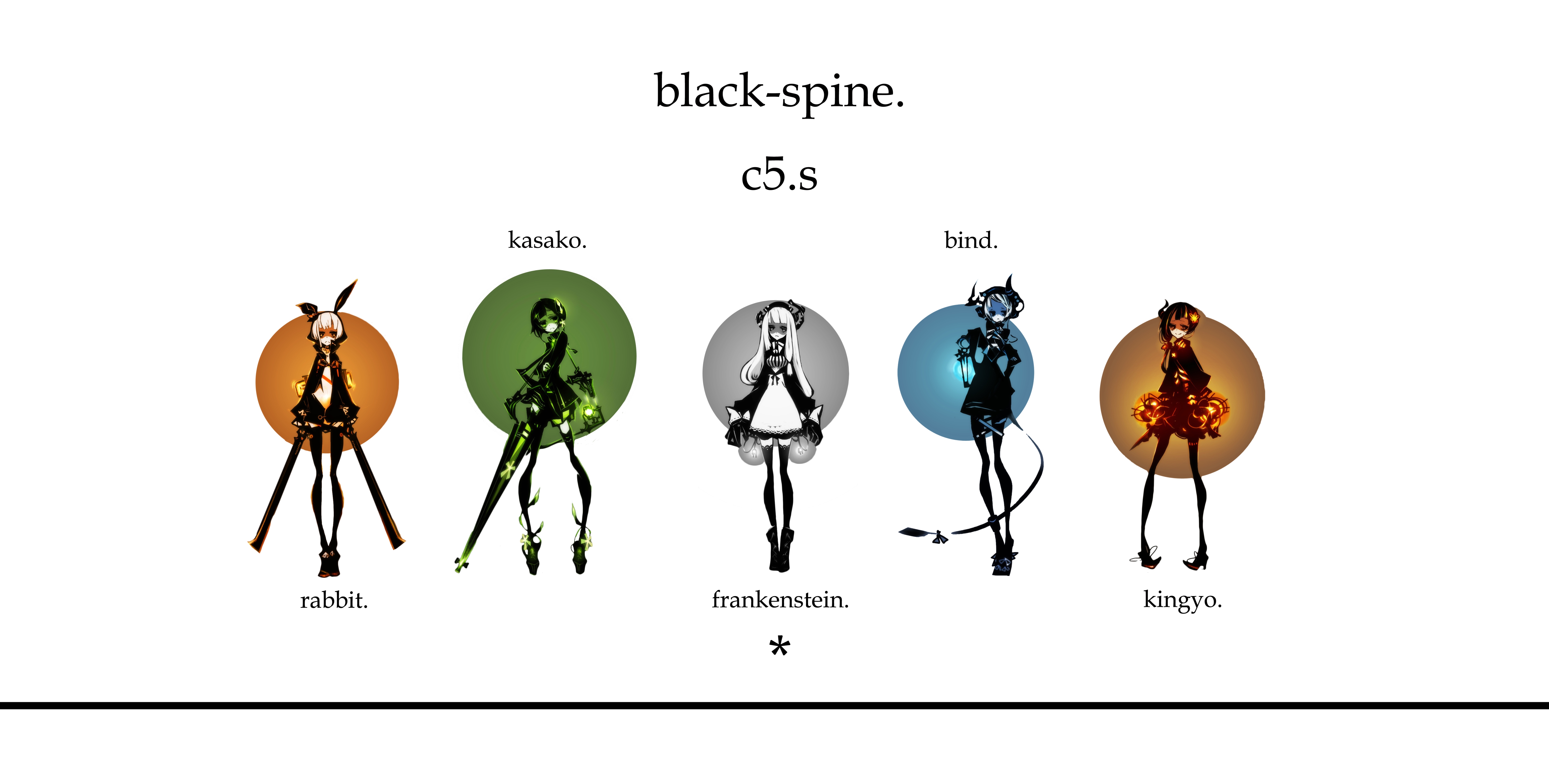 「black-spine c5.s」/「菊」のイラスト