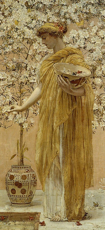 《azaleas》 by albert joseph moore