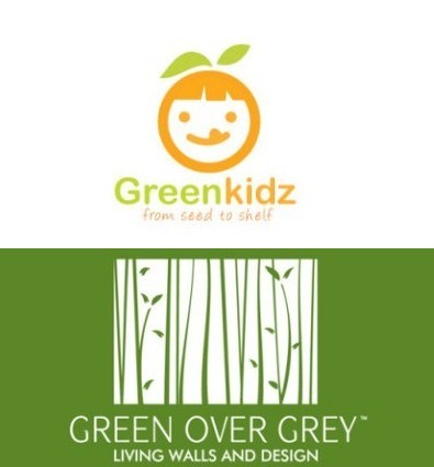 以有机动植物为主题的创意logo