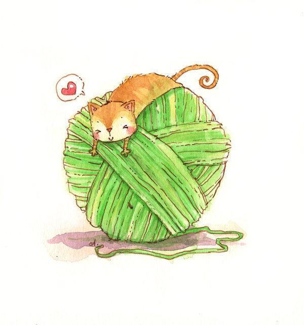 毛线团 