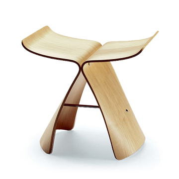 瑞士vitra butterfly stool 蝴蝶椅凳