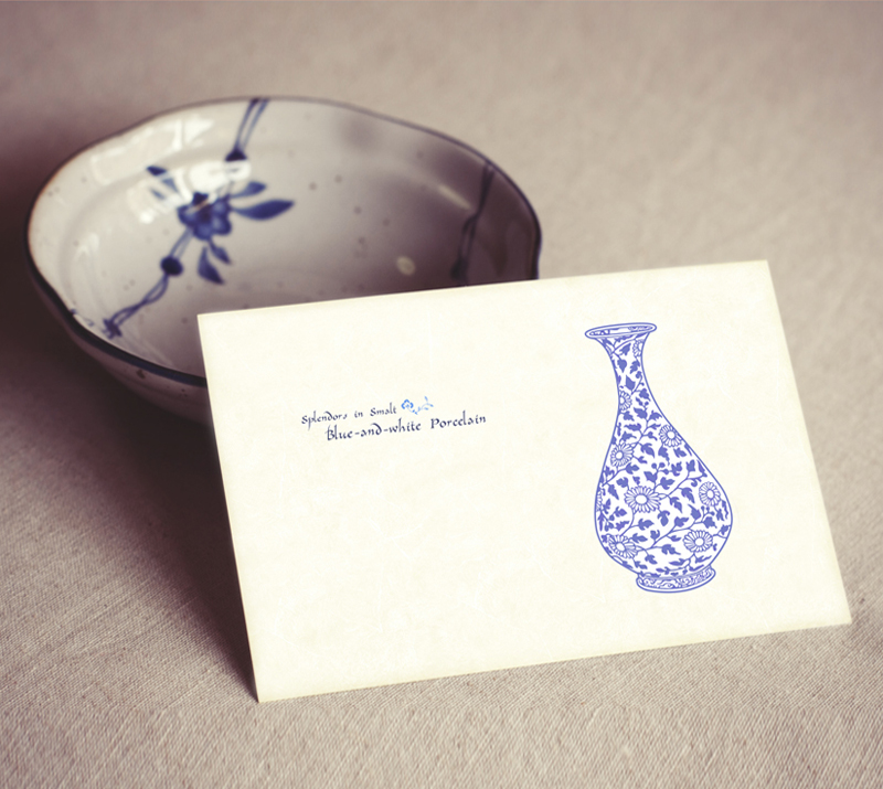 非常素雅的一套青花瓷明信片,纸张选择的也非常好,有几张甚是喜爱