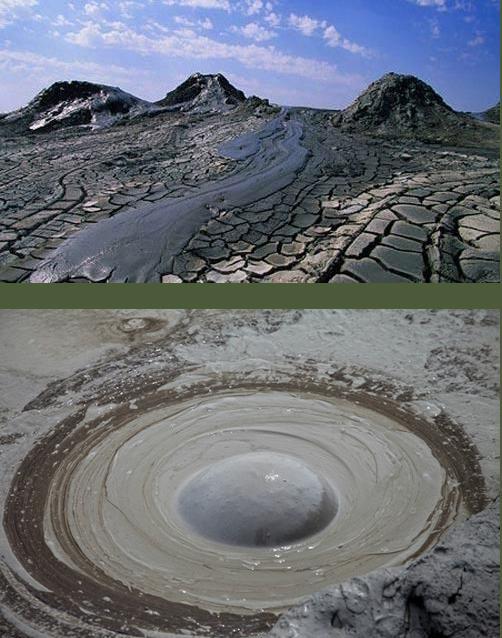 阿塞拜疆:泥火山