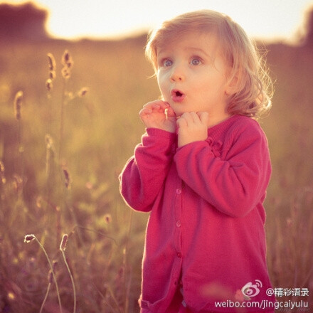 小女孩 孩子 阳光 唯美 意境