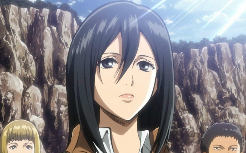 进击的巨人 还在长发时候的三笠