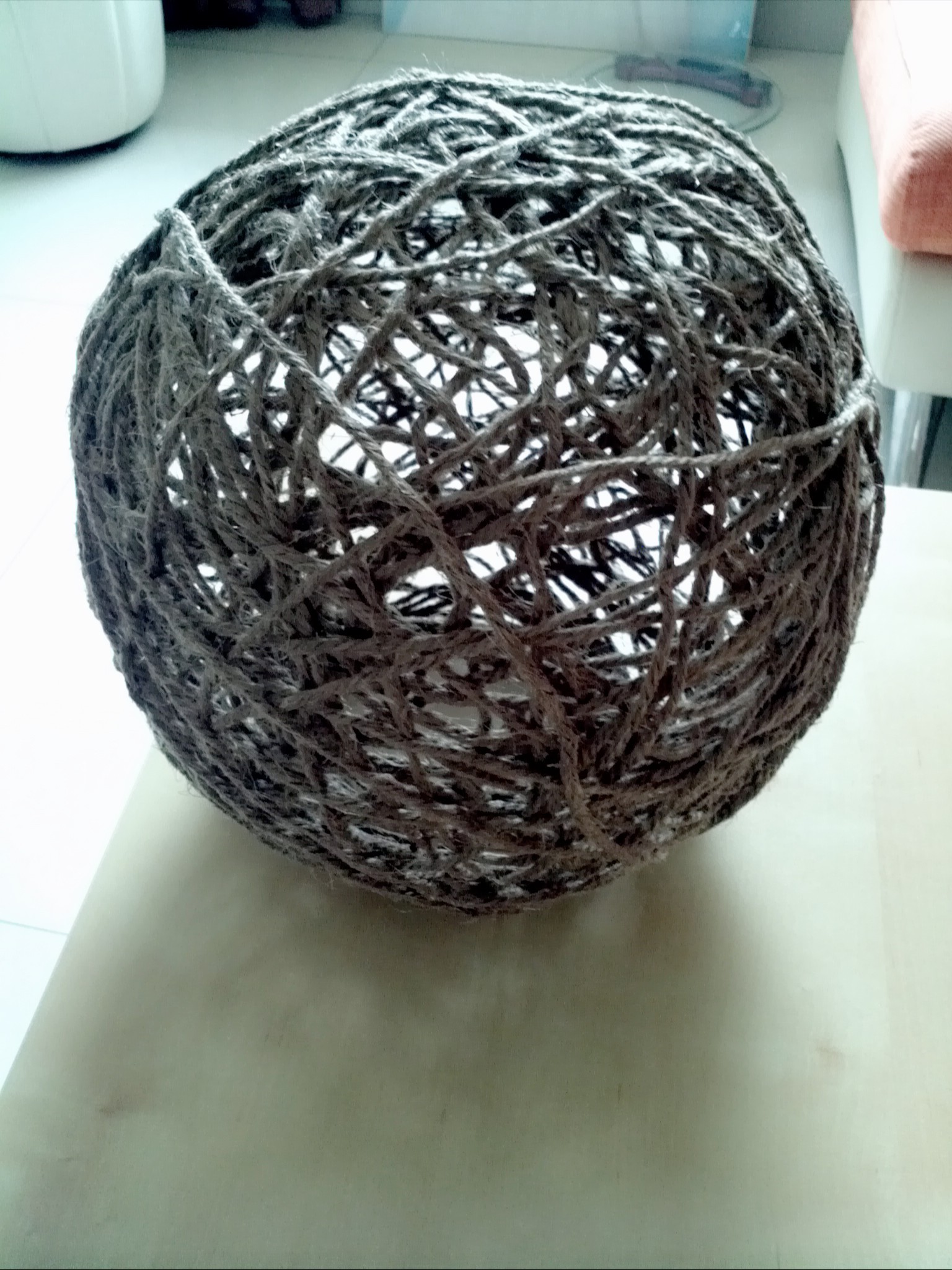 堆手作 麻绳灯罩