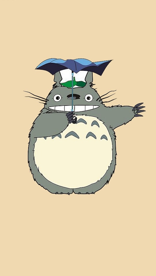 宫崎骏动画 龙猫高清iphone5壁纸