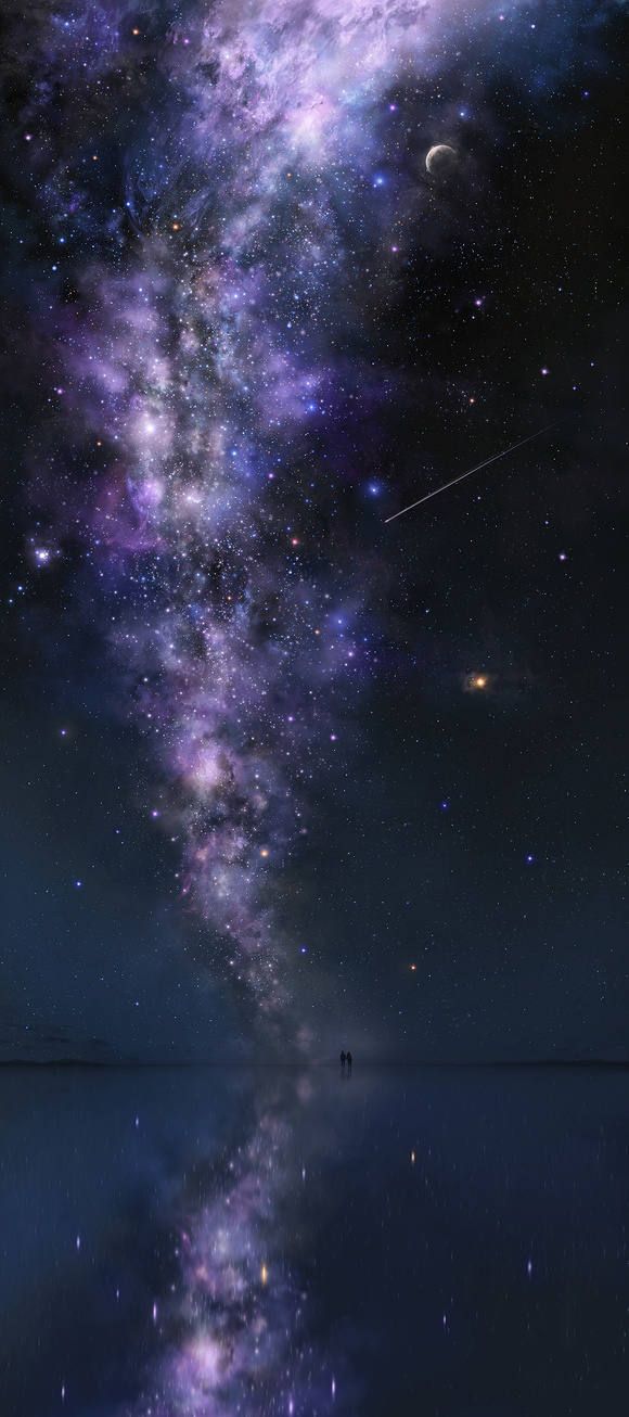 当繁星划过长空.