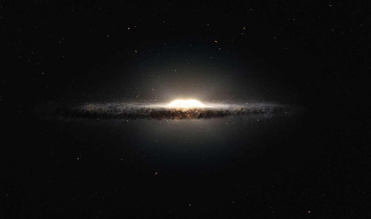 银河系三维立体图图片
