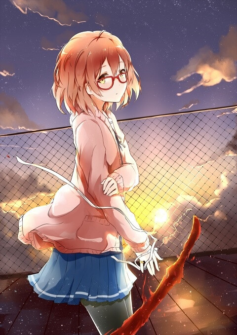 原创插画 栗山未来 血操の少女 ～(口头禅 :我不愉快!