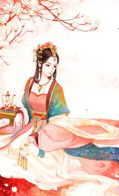 点赞  评论  猫君笑猪,知名插画师,代表作有《花间美人》画集《晓见》