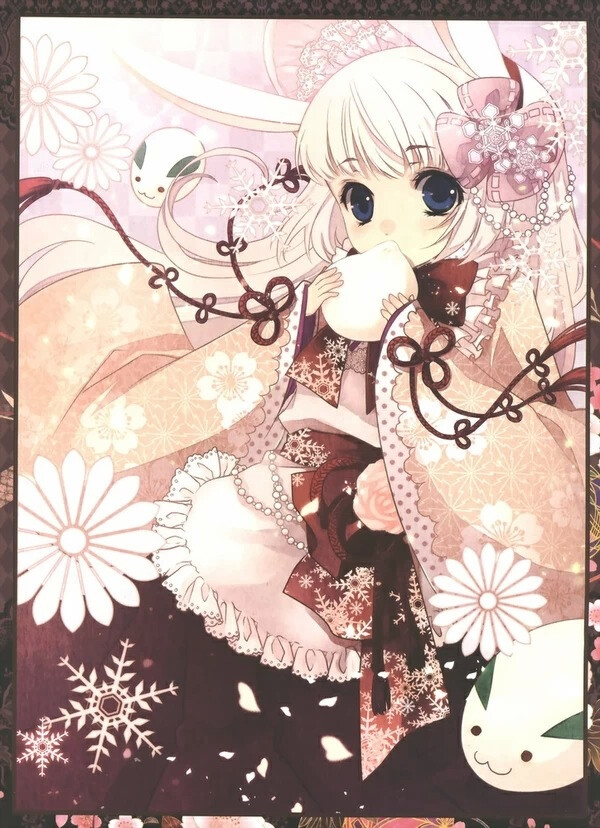 彼岸花,可爱,萌,女孩.