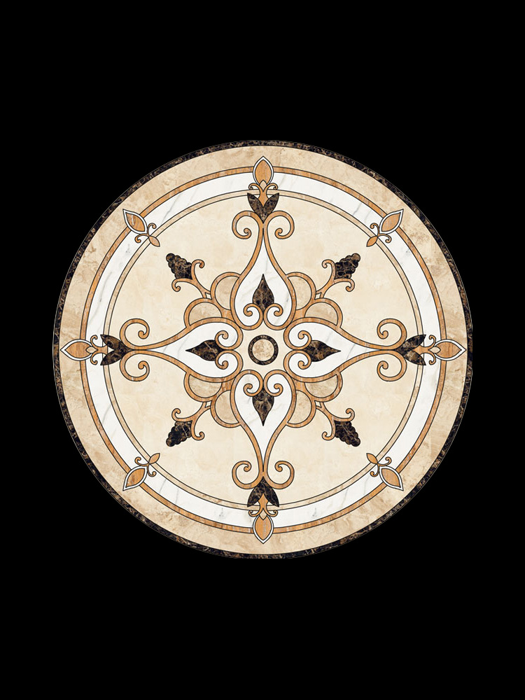 a&d瓷砖拼花瓷砖 地砖拼花设计 拼花陶瓷 地砖水刀拼花