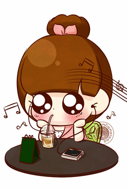 手机壁纸 插画 萌 可爱 小q