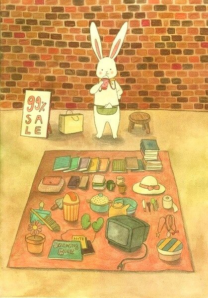 韩国插画家lapinfee的小兔子