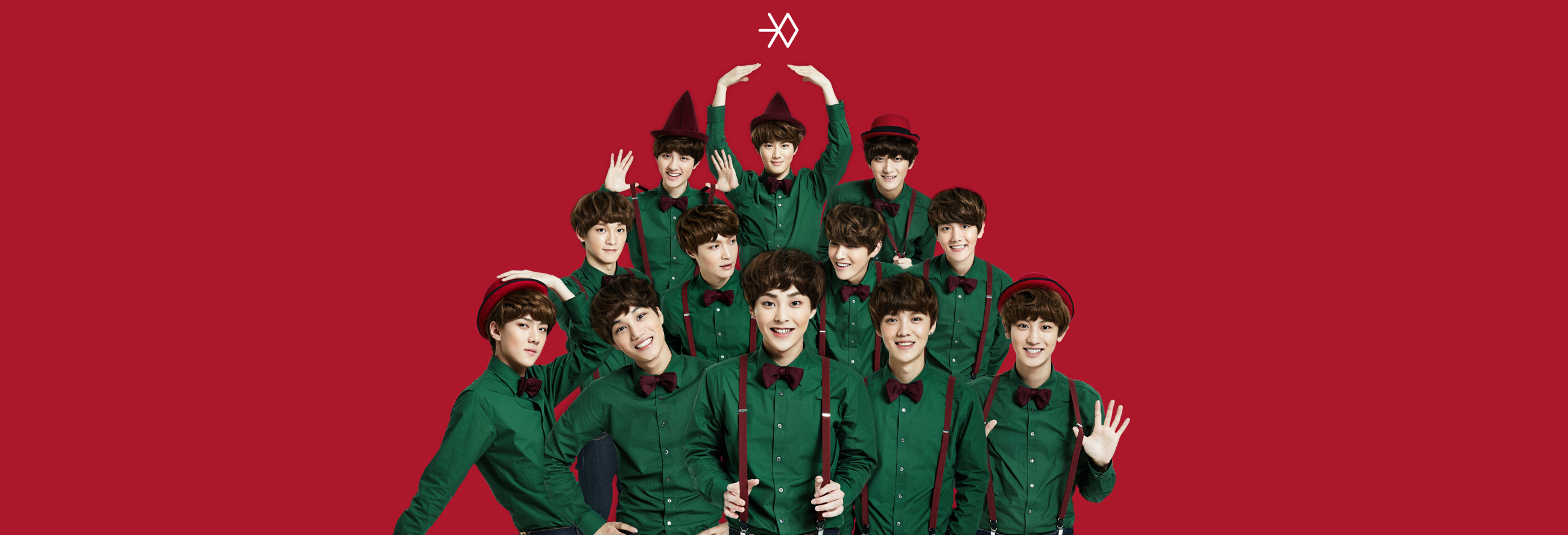 exo 十二月的奇迹 miracles in december background 官网