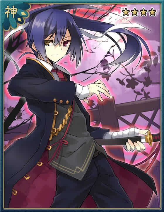 游戏 卡牌 插画 动漫【灵异阴阳录ayakashi ghost guild】柳生宗严(终