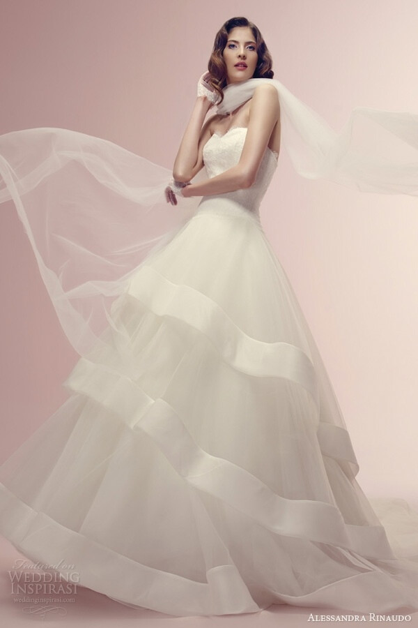 著名婚纱设计师 alessandra rinaudo 2014 新款婚纱礼服系列(二)
