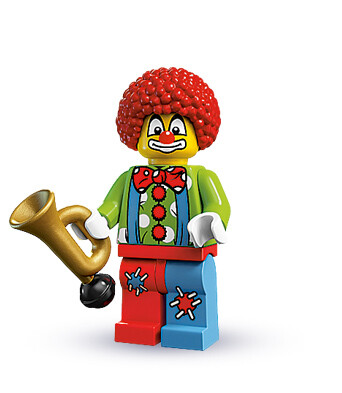 乐高lego抽抽乐 第一季8683 circus clown马戏团小丑