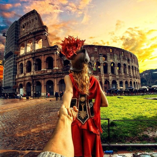 follow me to the roman colosseum 去罗马斗兽场