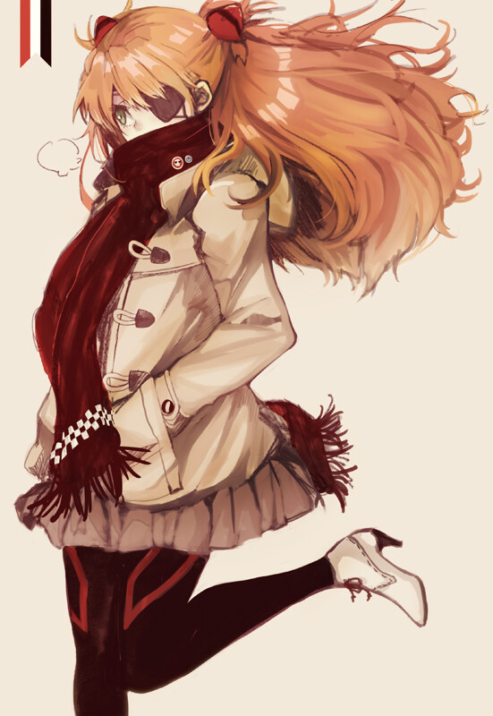 「二次元 少女」插画 原创 手绘 pixiv 明日香 eva[侵删]【id=