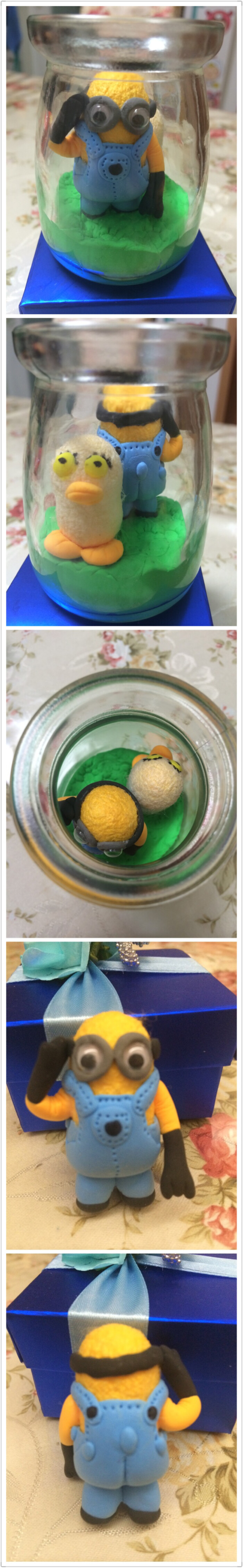 蚕茧手工 小黄人