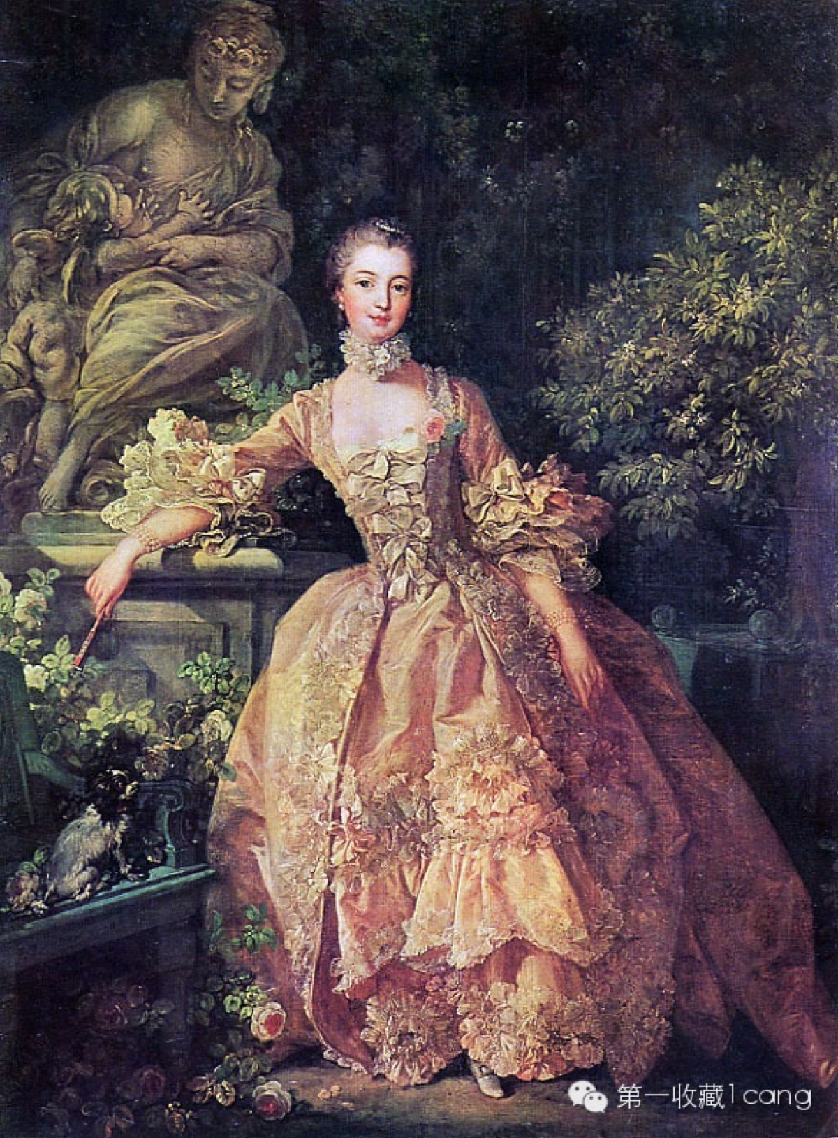 在成为路易十五情妇—实际上法国皇后的20年时间里,她成了洛可可风尚