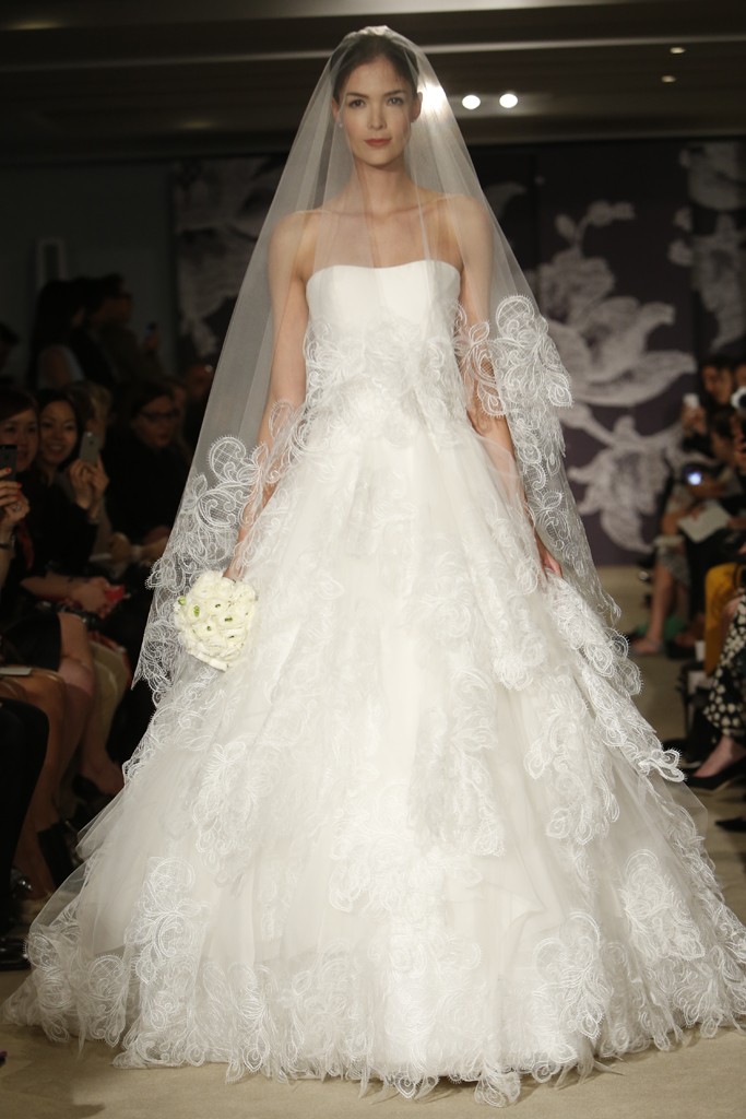 carolina-herrera 婚纱 礼服 裙子