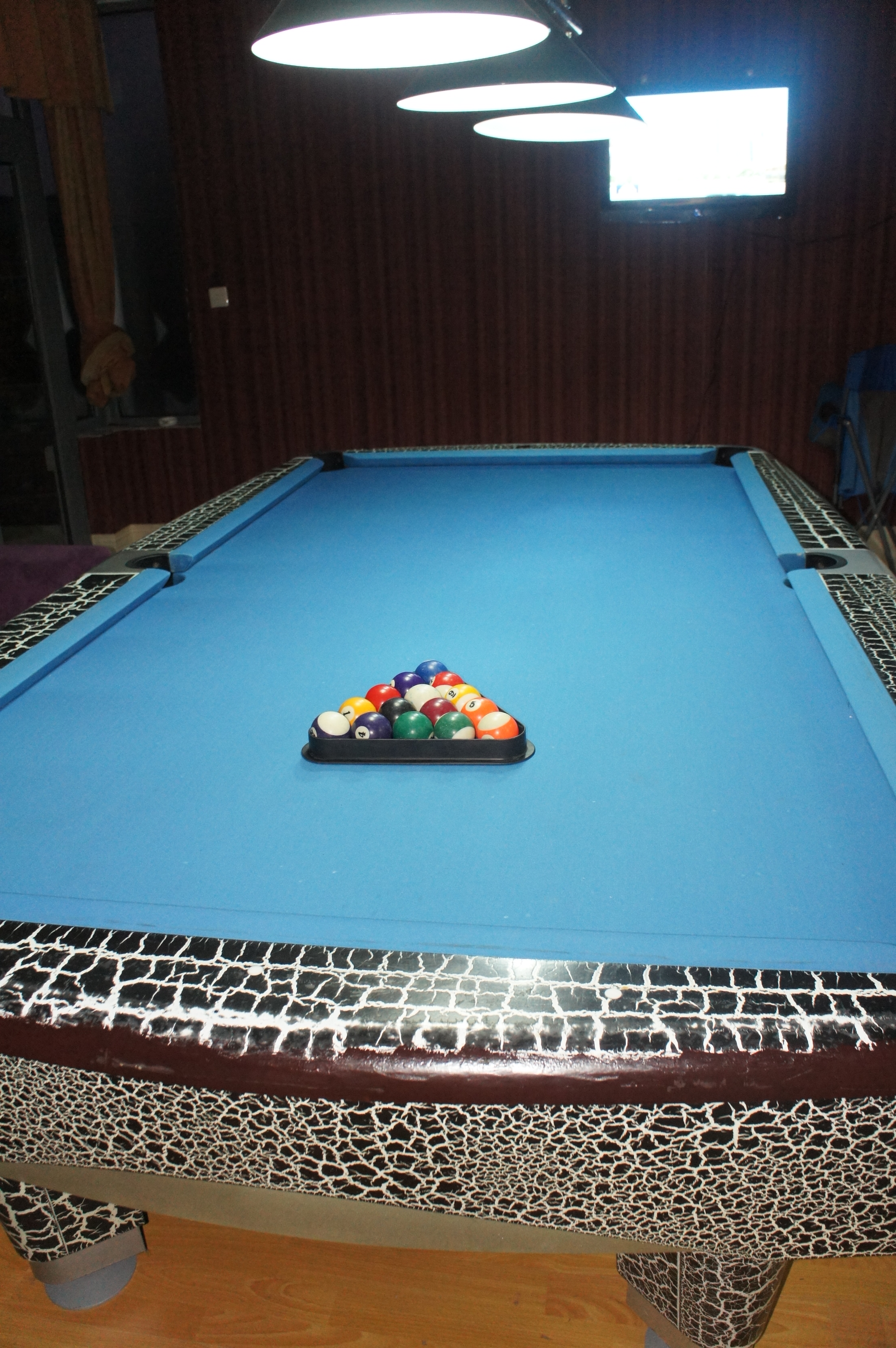 标准美式九球台球桌