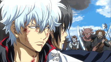银魂 银桑 动态 gif 二次元 动漫动画