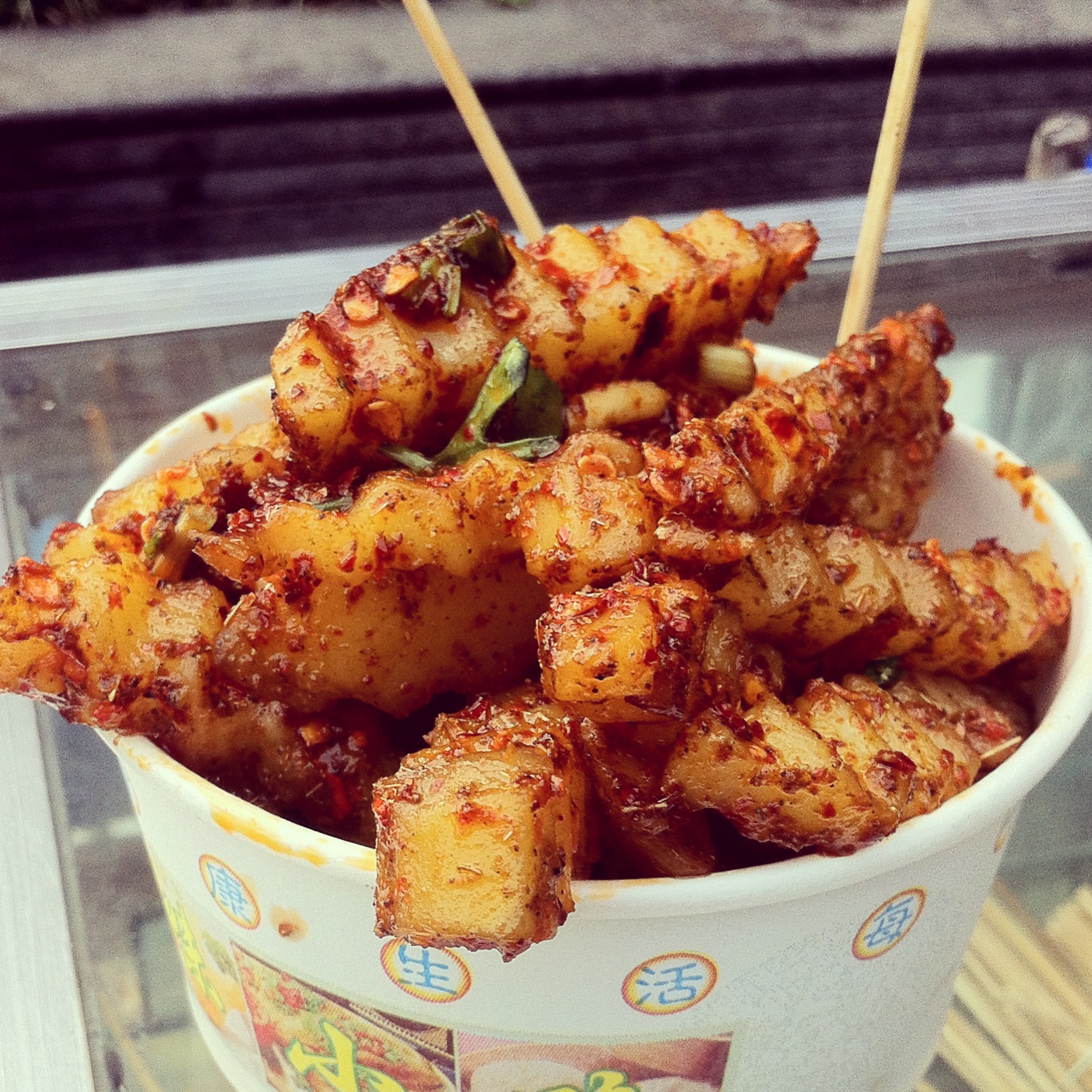 炸土豆~超级喜欢这个酸酸辣辣的味道~~~-堆糖,美好生活研究所