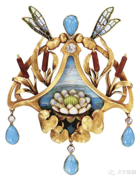 新艺术时期珠宝art nouveau jewelry 诞生于1890年代的新艺术时期,其