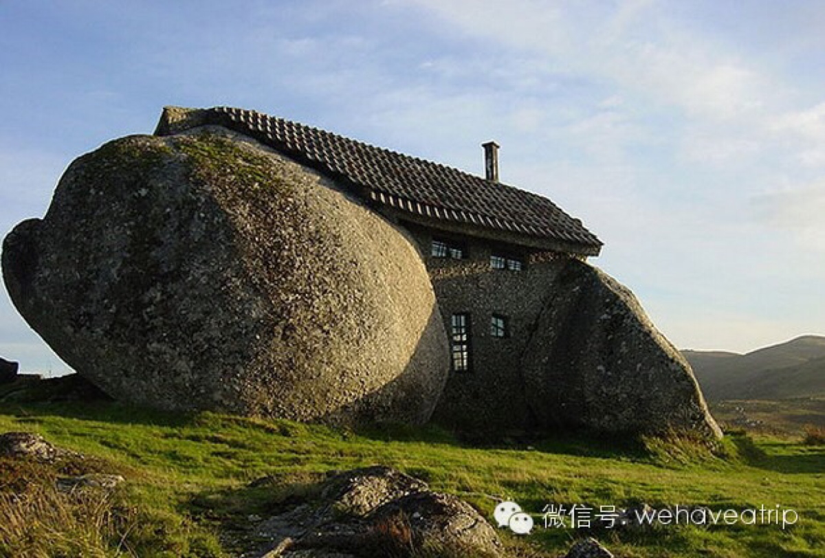 外国石头房子图片