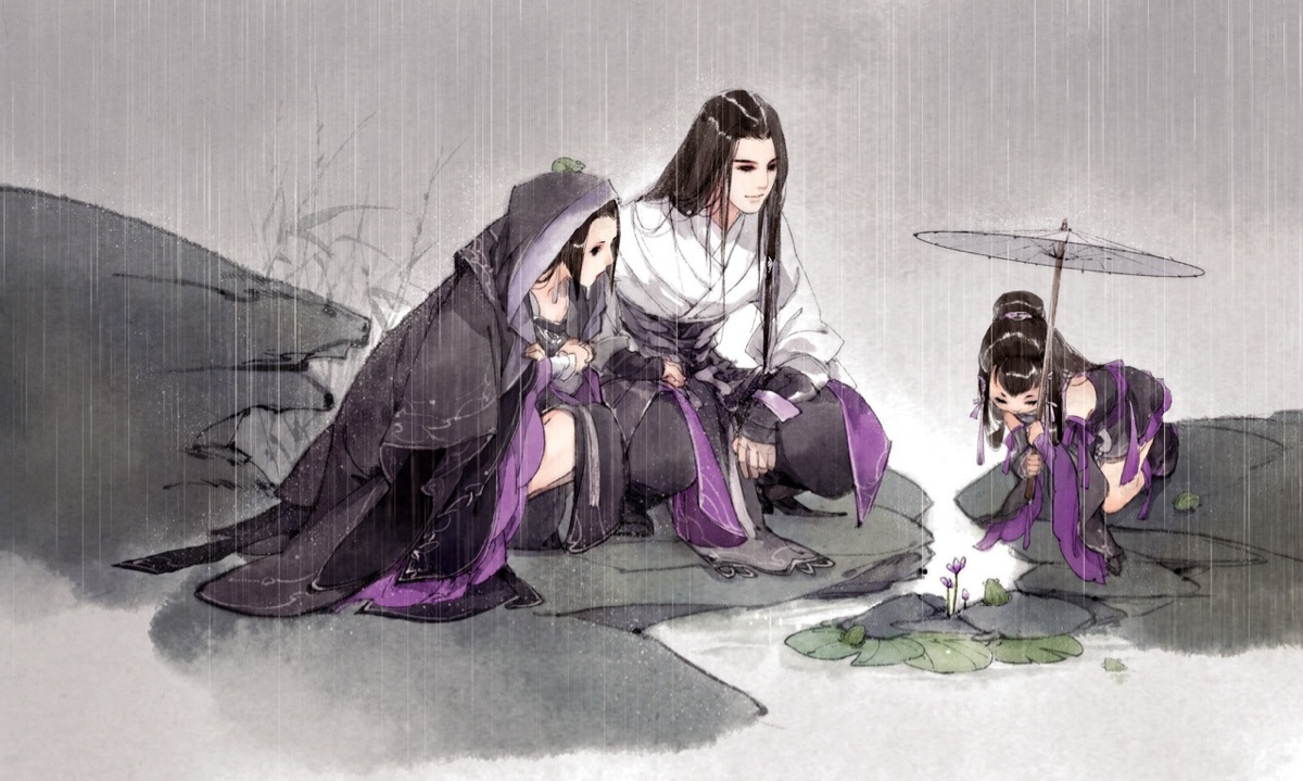 伊吹五月 伊吹鸡腿子 古风 剑三 同人 插画
