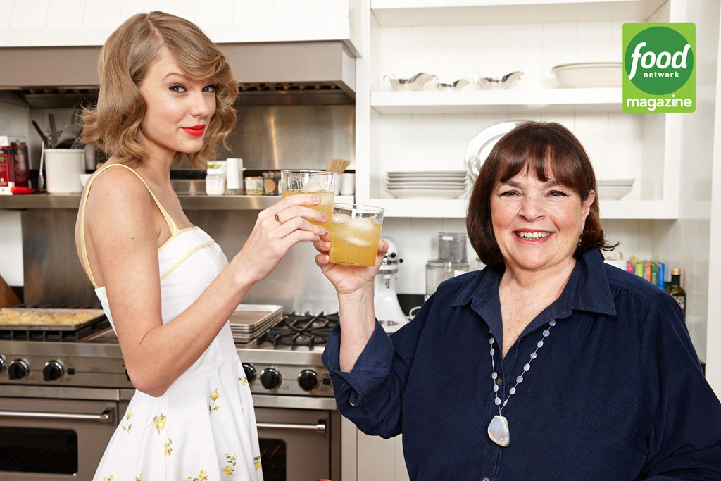 taylor swift - taylor和弟弟austin登上food network杂志图