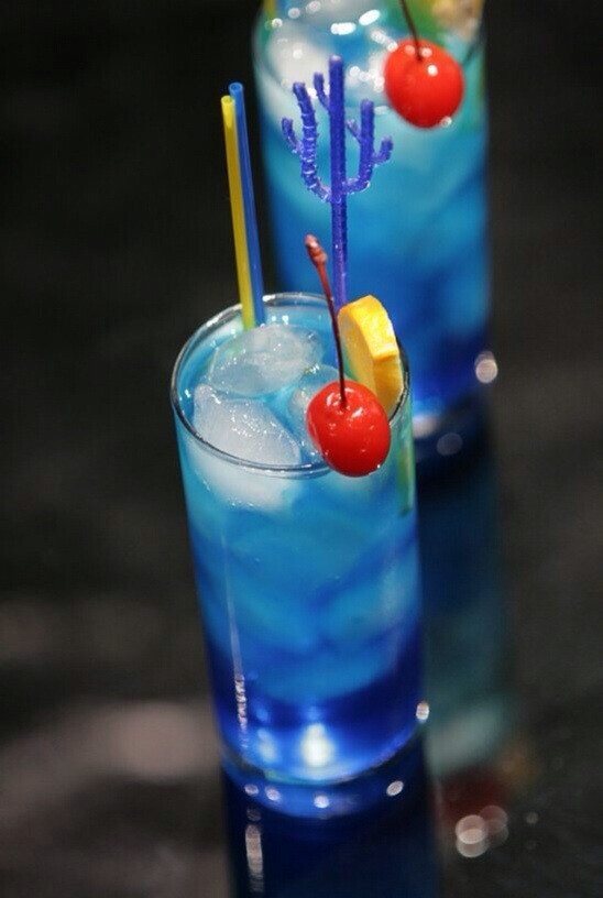 libra天秤座鸡尾酒:蓝色珊瑚礁