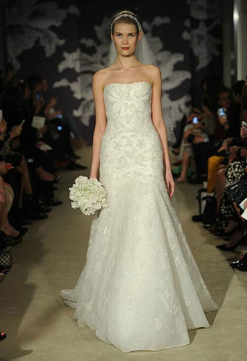 carolina herrera2015春夏系列婚纱 隐藏的奢华
